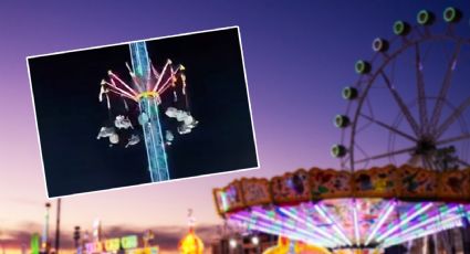 VIDEO: Falla juego mecánico en feria de Apatzingán, Michoacán, y deja varias personas heridas