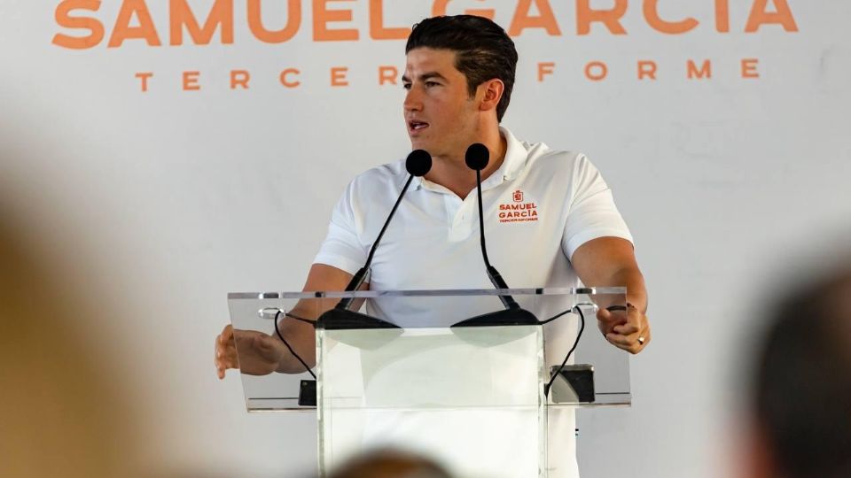 Samuel García, Gobernador de Nuevo León.