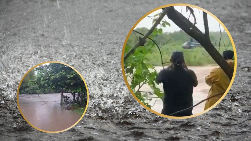 El desbordamiento de los rios ha dejado daños en puentes y caminos.