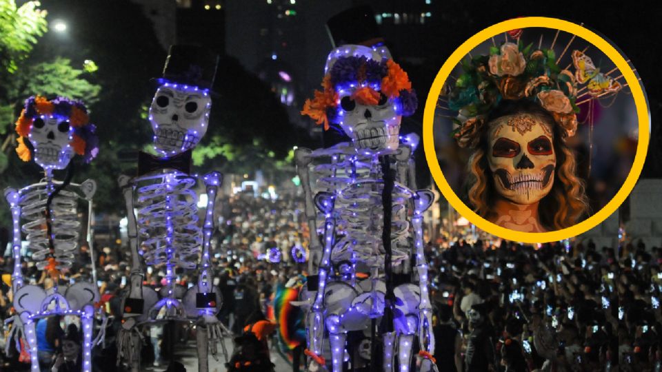 Conoce la hora y lugar para maquilarte de Catrina en la Mega Procesión 2024