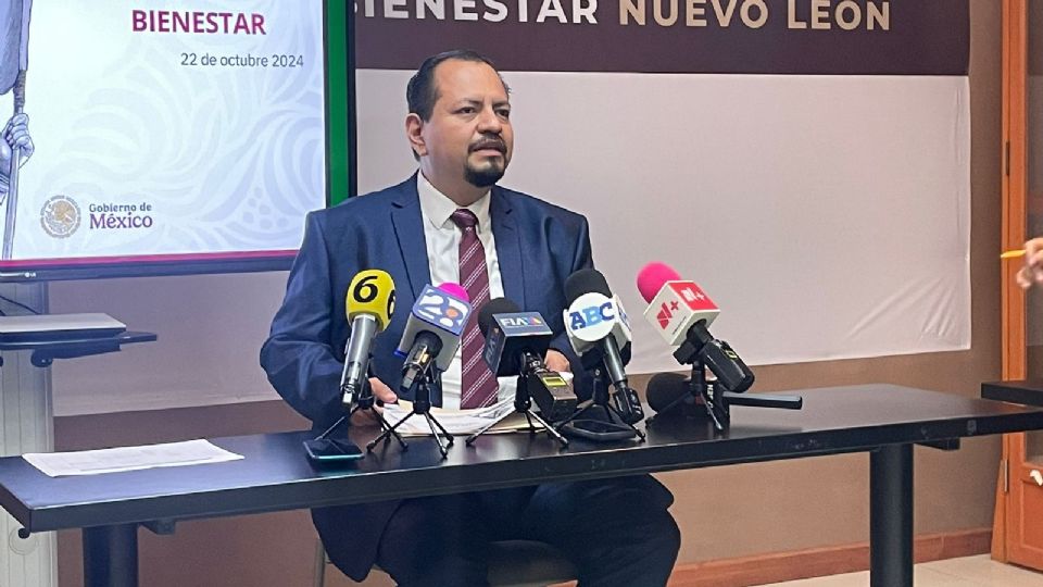 Genaro Rodríguez Teniente, delegado de la Secretaría de Bienestar en Nuevo León.