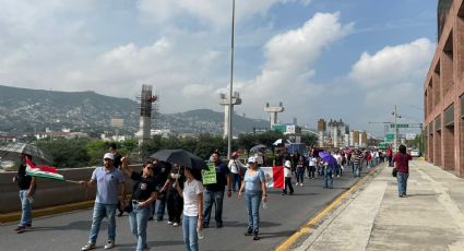 Marchan al revés: Así fue la protesta de trabajadores de PJ contra reforma judicial | VIDEO