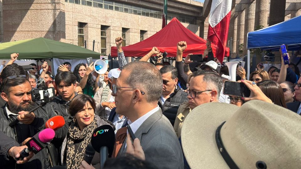 Magistrados, jueces y trabajadores de la sede de San Lázaro acordaron mantener el paro de labores.