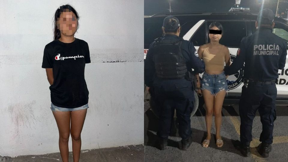 Oficiales identificaron a Karime Mayte “N” de 21 años y a una menor de 15 años.