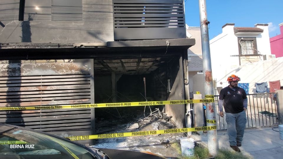 Incendio de casa habitación en Apodaca.