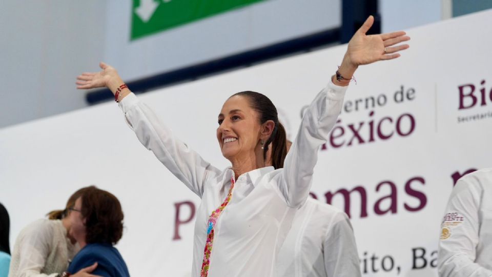 La presidenta de México, además, presentó los Programas para el Bienestar en Playas de Rosarito, Baja California.