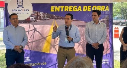 San Nicolás entrega segunda etapa de rehabilitación de la avenida República Mexicana