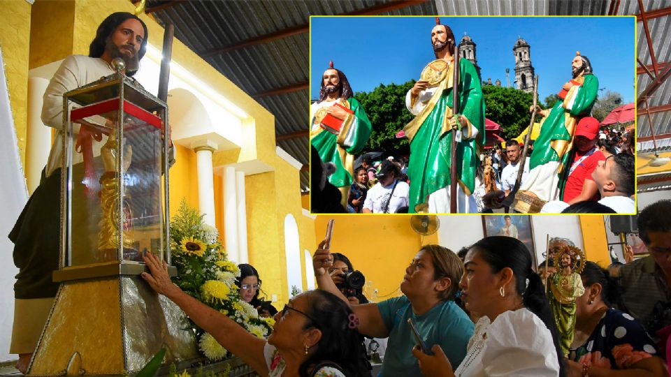 Este lunes las festividades del Día de San Judas Tadeo iniciaron a las 5 de la mañana con las tradicionales “Mañanitas”.