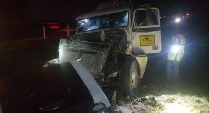 Accidente en la carretera Monterrey-Saltillo deja un lesionado