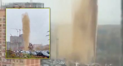 VIDEO: Falla en sistema de drenaje provoca lluvia de heces fecales en Moscú