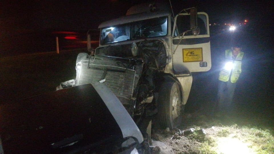 Accidente en la carretera Monterrey-Saltillo deja un lesionado