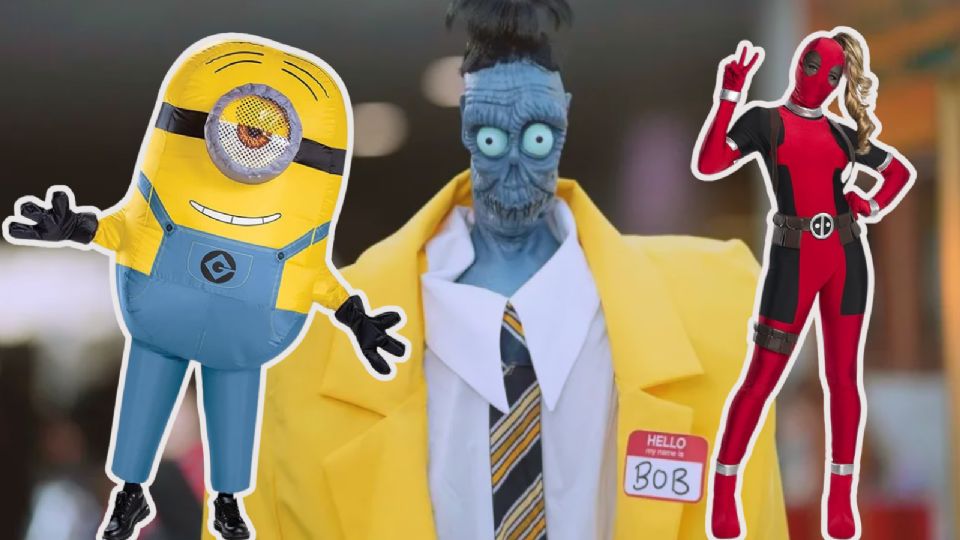 Minions, Bob, el fantasma con la cabeza encogida de la reciente secuela de “Beetlejuice” y  Lady Deadpool son algunos de los personajes de moda.