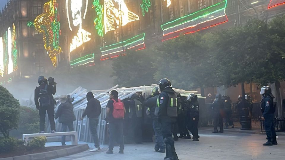 Policías de la SSC resultaron lesionados tras la marcha del 2 de octubre.