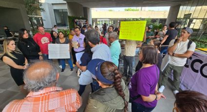 Protestan empleados de Uber y Didi contra reforma laboral en Monterrey