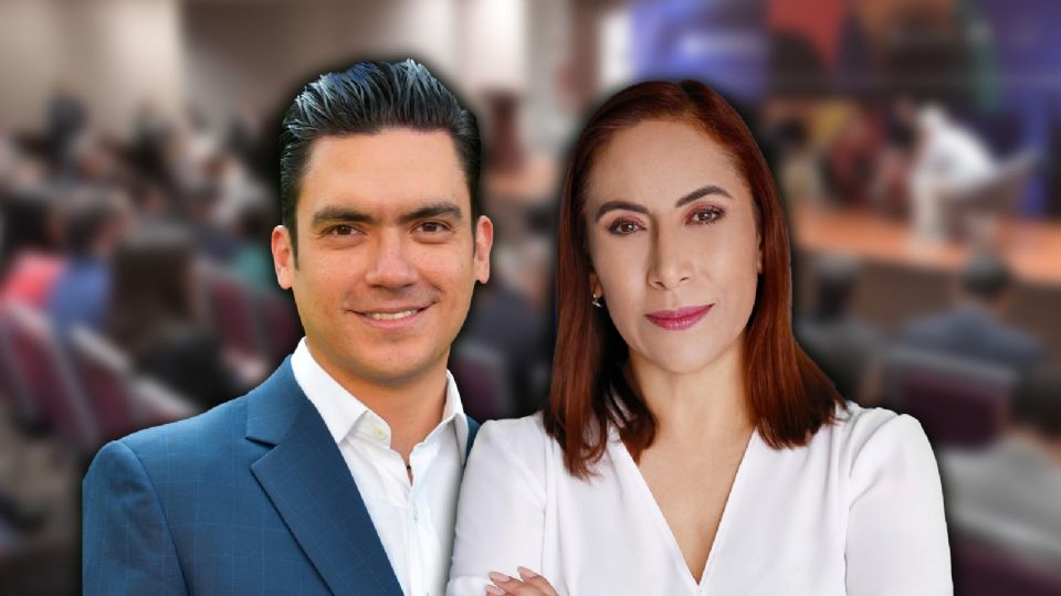  Adriana Dávila y Jorge Romero son los candidatos que buscan ser líderes de Acción Nacional.