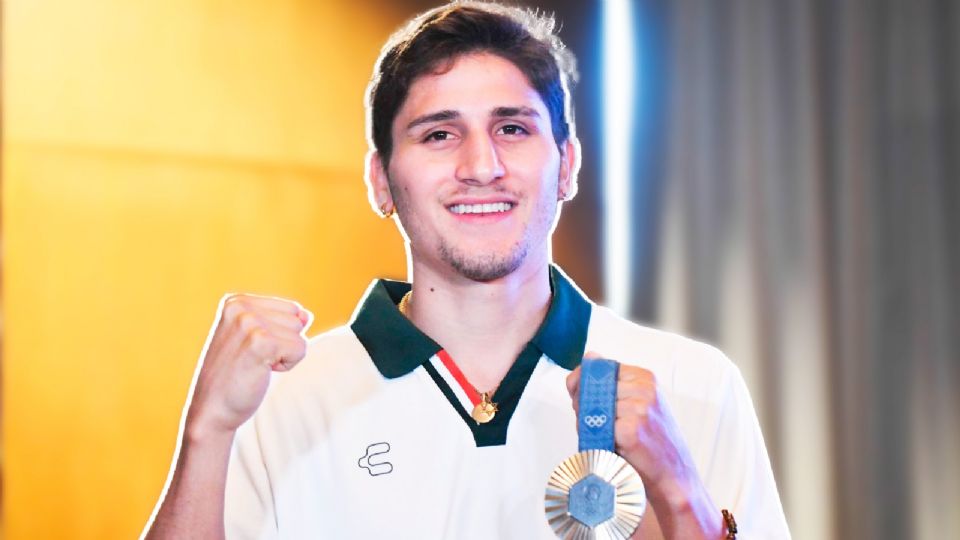 Marco Verde, boxeador mexicano y medallista olímpico de plata en los Juegos Olímpicos de París 2024.