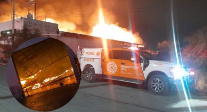 Incendio de bodega en Salinas Victoria deja una persona intoxicada