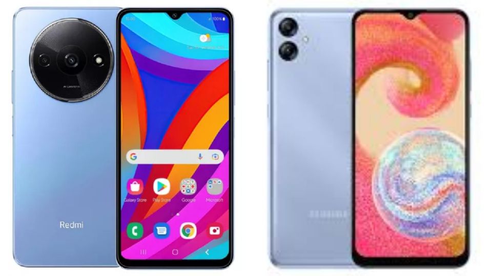 Descubre las diferencias de características y precios entre el Samsung A04e y el Xiaomi Redmi A3.