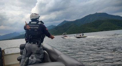 Rescatan a tripulantes de lancha que quedó varada en presa La Boca