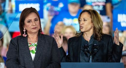 ¿Como Xóchitl Gálvez? Teleprompter de Kamala Harris se detiene y esta serie lo habría predicho | VIDEO