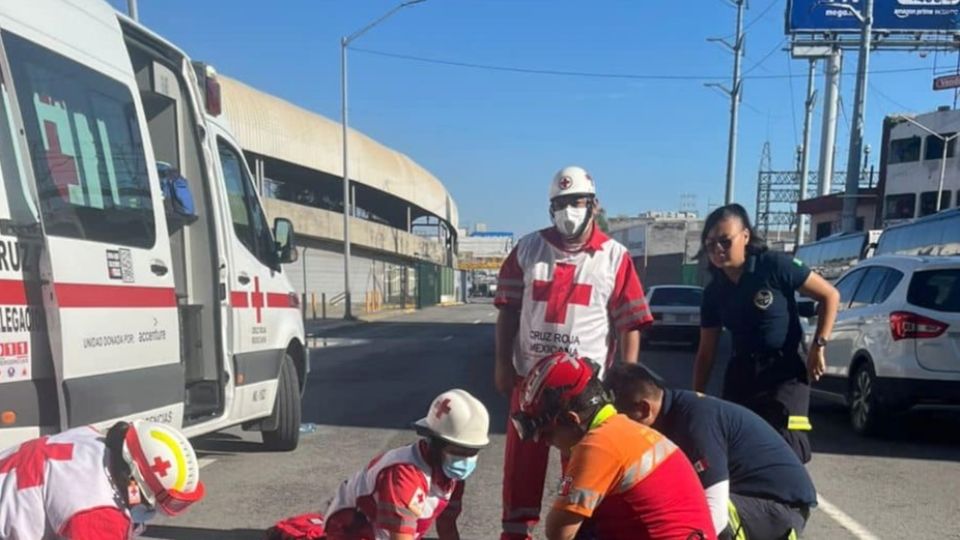 El accidente ocurrió entre las avenidas Cuauhtémoc y Colón, en el corazón de Monterrey.