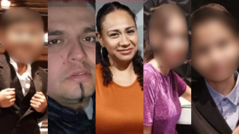 La familia desapareció al salir de casa.