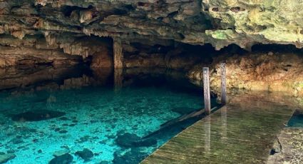 Así es el profundo cenote, Dzonbakal de Yucatán (FOTOS)