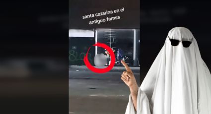 ¿Fantasma o reflejo de bebé? Captan VIDEO espeluznante en tienda abandonada de NL