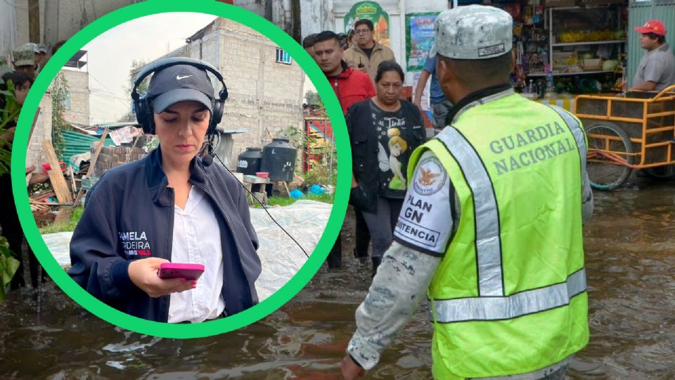 Las fuertes lluvias dejaron pérdidas materiales en varias casas.