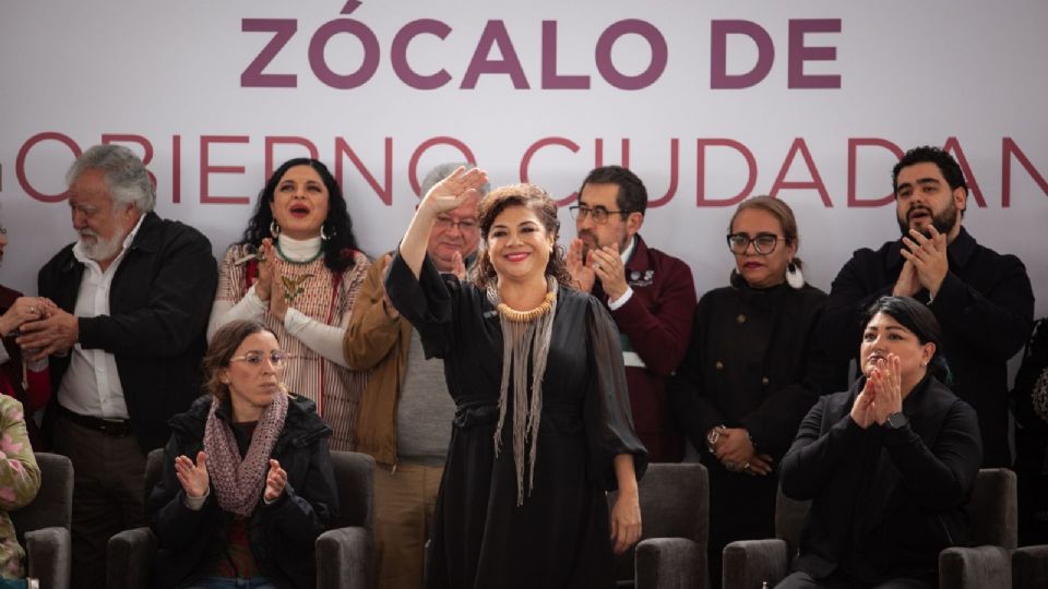 La Jefa de Gobierno, Clara Brugada, instaló el Gabinete del Agua.