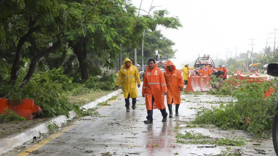 Lluvias en Campeche.