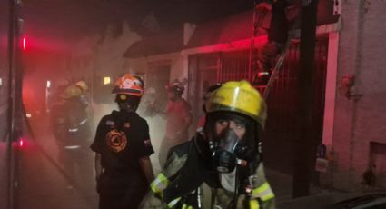 Incendio en casa del centro de Monterrey deja un lesionado