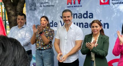 Arranca Adrián de la Garza jornada de vacunación contra la influenza en Monterrey