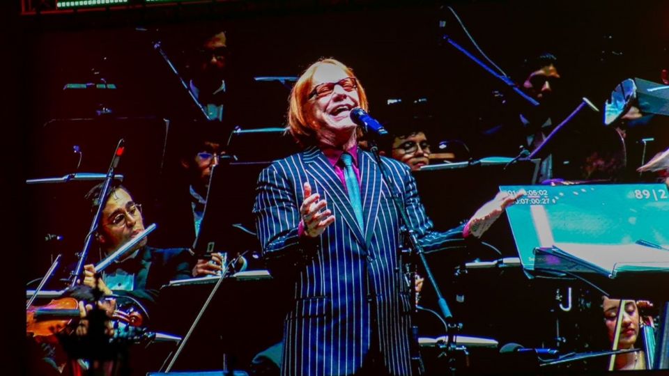 Compositor y cantante Danny Elfman durante presentación en Monterrey.