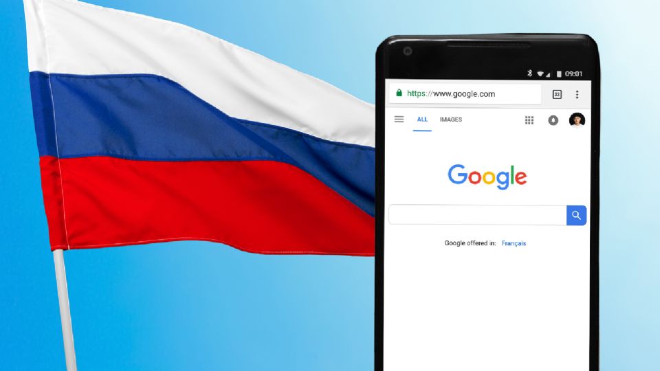 Rusia busca sancionar a Google.