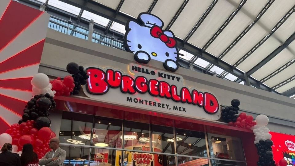 Hello Kitty Burgerland abrió sus puertas el 6 de diciembre de 2023.