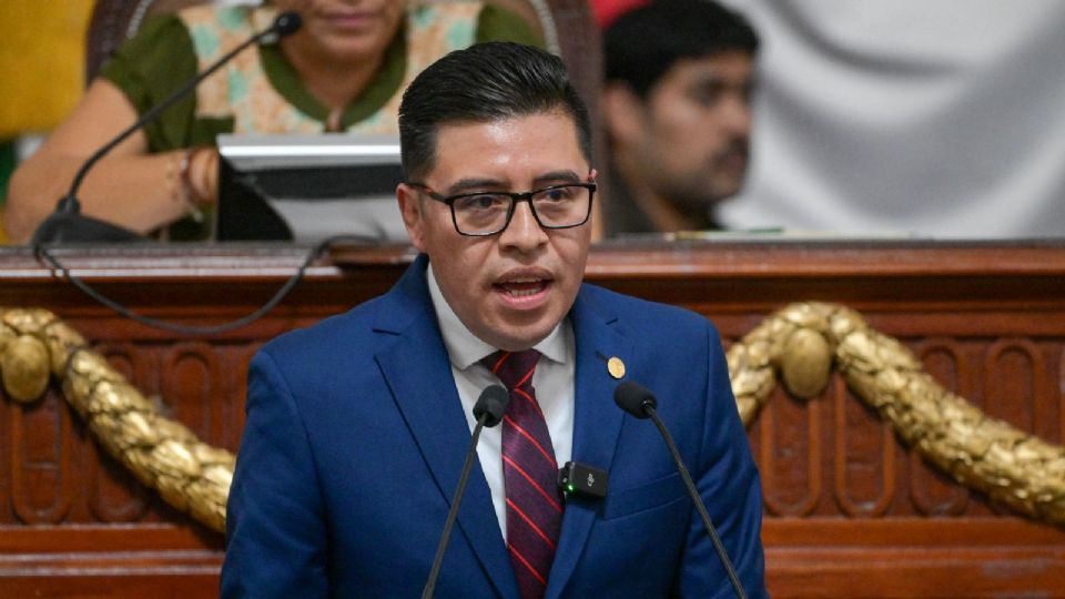 Alberto Vanegas, diputado local, del Congreso de la CDMX.