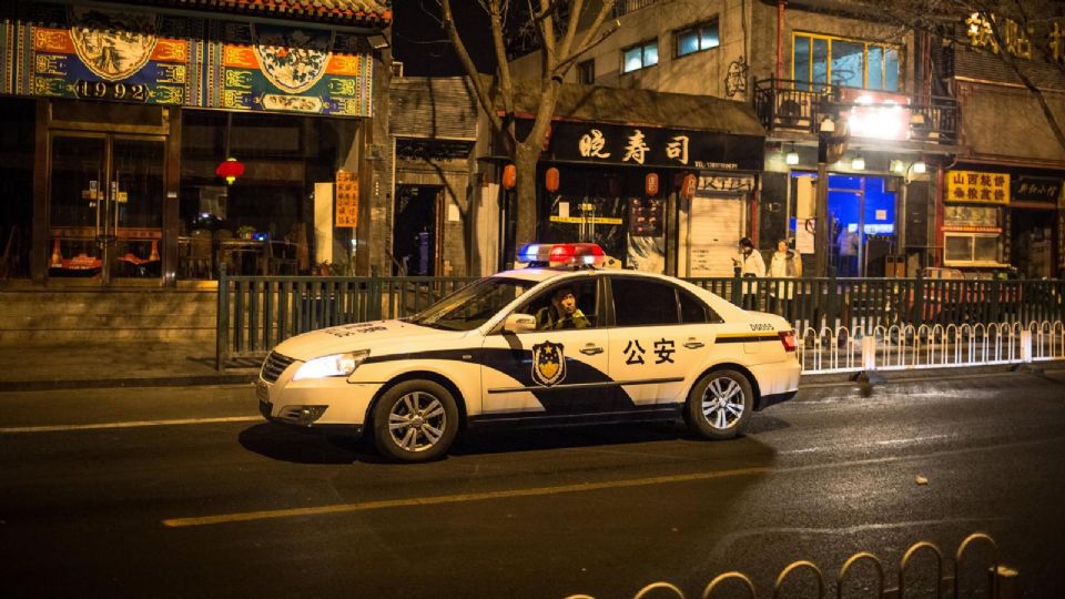 policía de china.