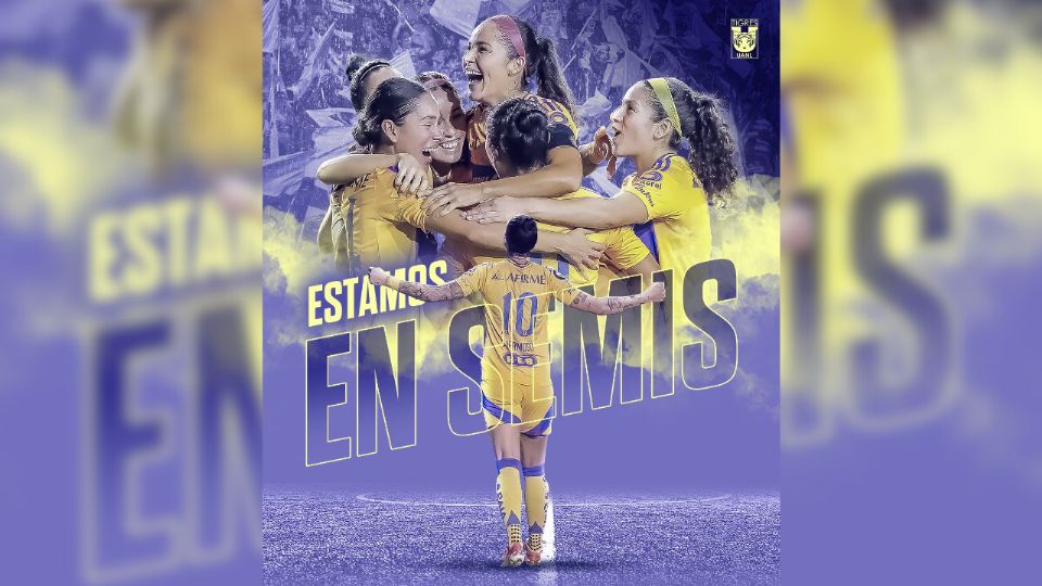 Tigres Femenil arrolla 7-1 a Pumas y asegura su lugar en las semifinales