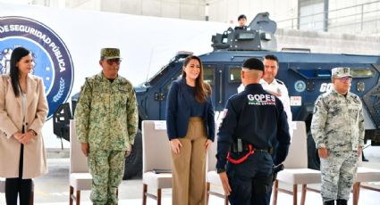 Entrega Tere Jiménez más equipamiento y tecnología a integrantes de la policía de Aguascalientes