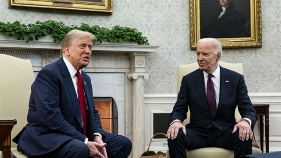 Donald Trump y Joe Biden, se reunieron por 2 horas en la Casa Blanca.