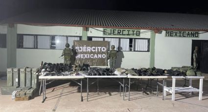 Detienen en Sinaloa a ocho personas con armamento y posible droga