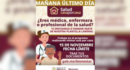 Último día para inscribirse al programa Salud Casa por Casa en NL