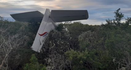 Avioneta aterriza de emergencia cerca de la autopista a Reynosa