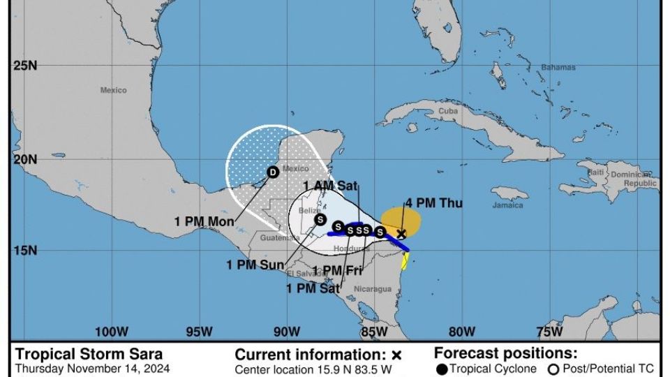 Tormenta Tropical Sara