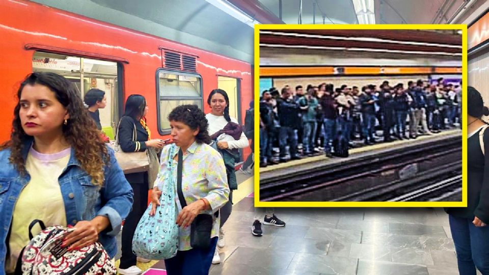 La Línea B del Metro suspendió el servicio para rescatar a una persona.