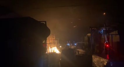 Se incendia bodega en Monterrey