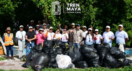 Tren Maya y CONANP van por limpieza en manglar de malecón de Campeche