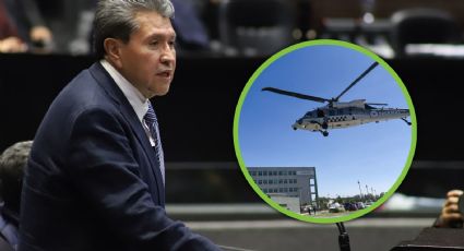 Ricardo Monreal viaja en helicóptero: ¿Qué dijo sobre el dueño de la aeronave?