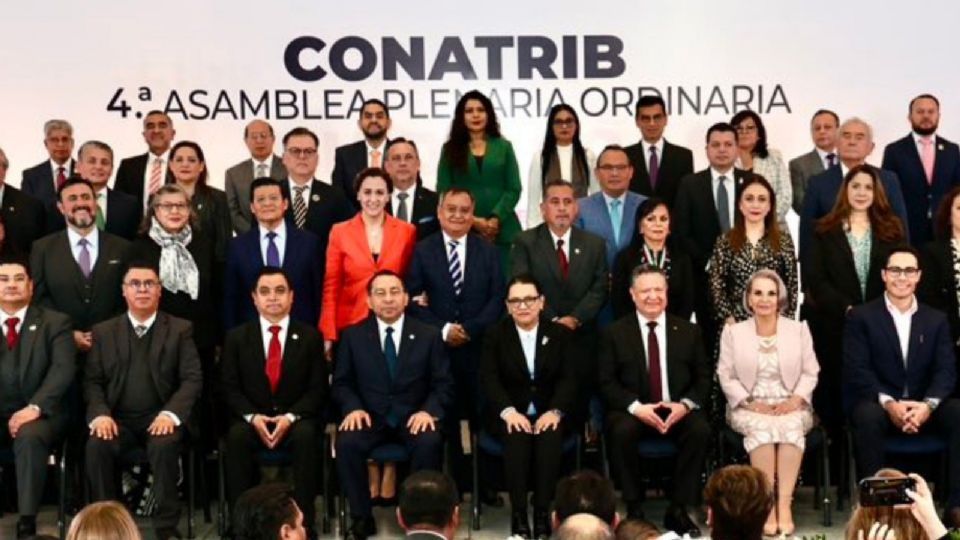 En la asamblea de la Conatrib 2024 participaron los magistrados presidentes de los 32 estados del país